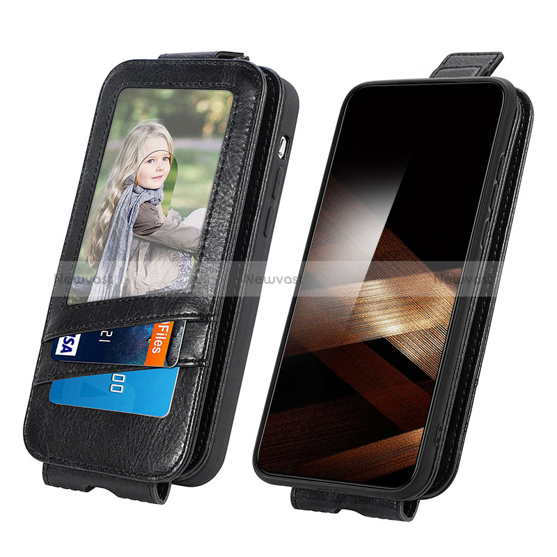 Leather Case Flip Cover Vertical for Samsung Galaxy S24 5G