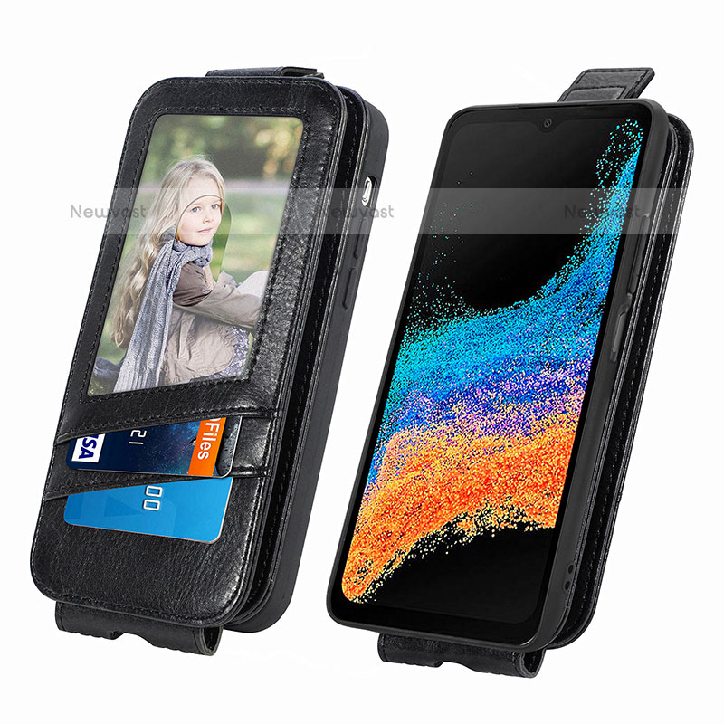 Leather Case Flip Cover Vertical for Samsung Galaxy XCover 6 Pro 5G