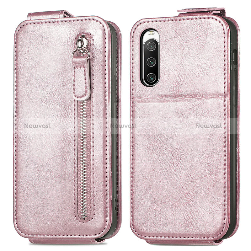 Leather Case Flip Cover Vertical for Sony Xperia 10 IV