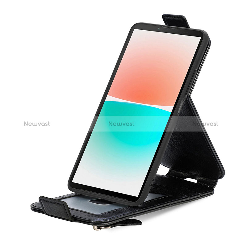 Leather Case Flip Cover Vertical for Sony Xperia 10 V