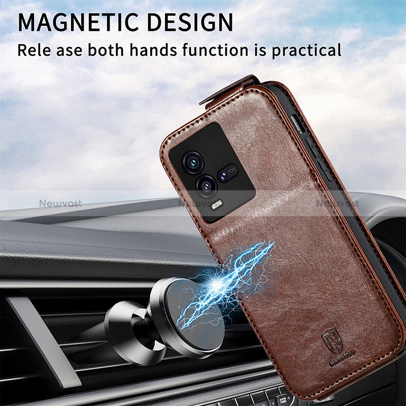 Leather Case Flip Cover Vertical for Vivo iQOO 9T 5G