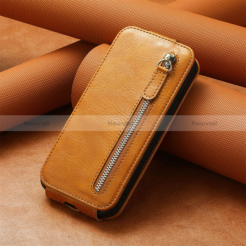 Leather Case Flip Cover Vertical for Vivo T2x 5G