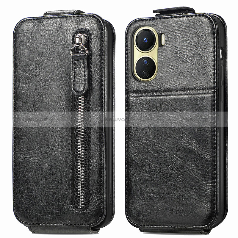 Leather Case Flip Cover Vertical for Vivo Y02S