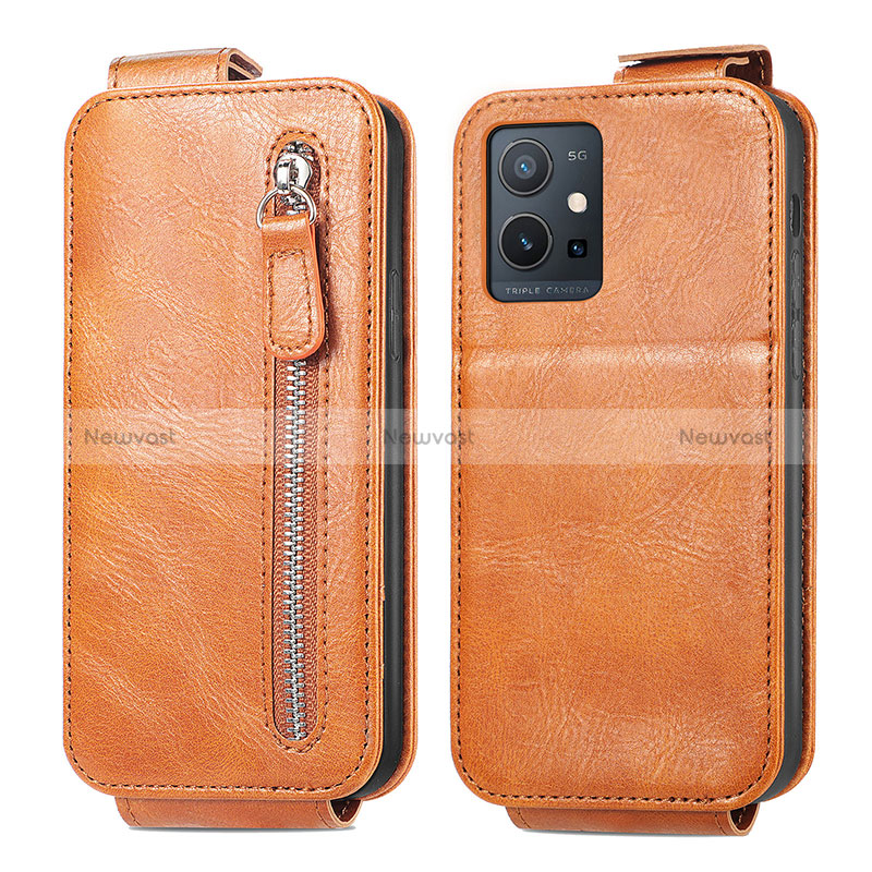 Leather Case Flip Cover Vertical for Vivo Y30 5G