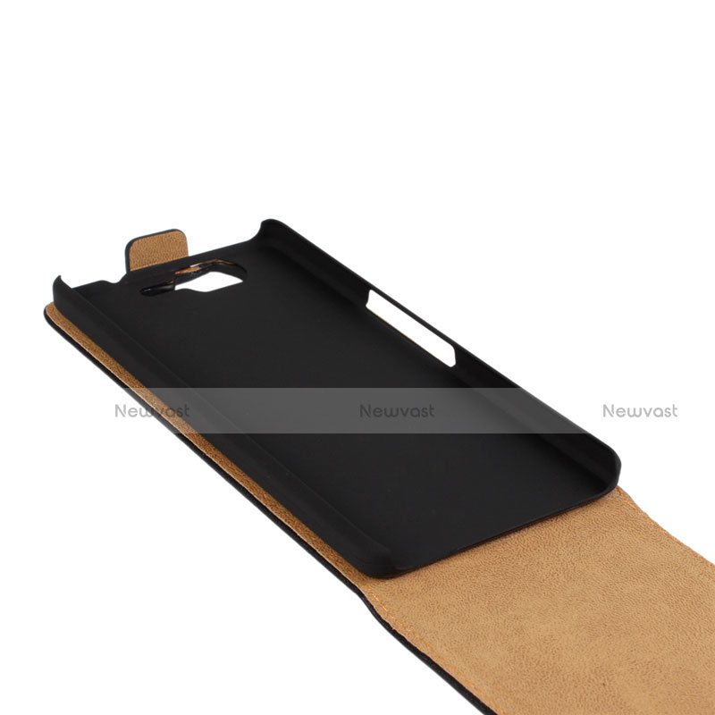 Leather Case Flip Cover Vertical for Wiko Highway Black