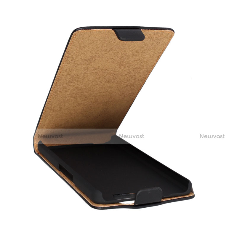 Leather Case Flip Cover Vertical for Wiko Highway Black