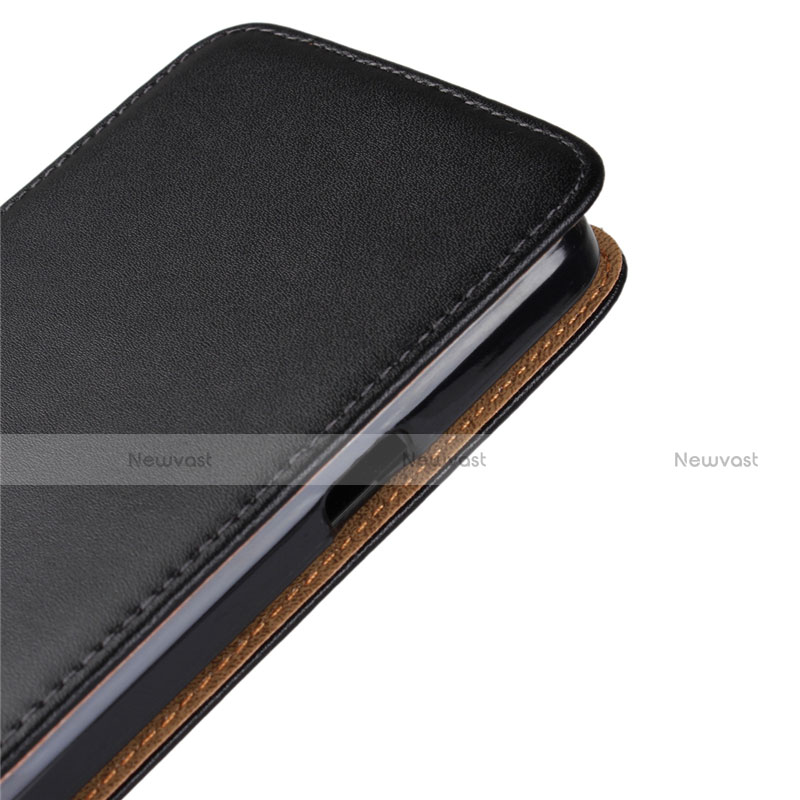 Leather Case Flip Cover Vertical for Wiko Rainbow Black