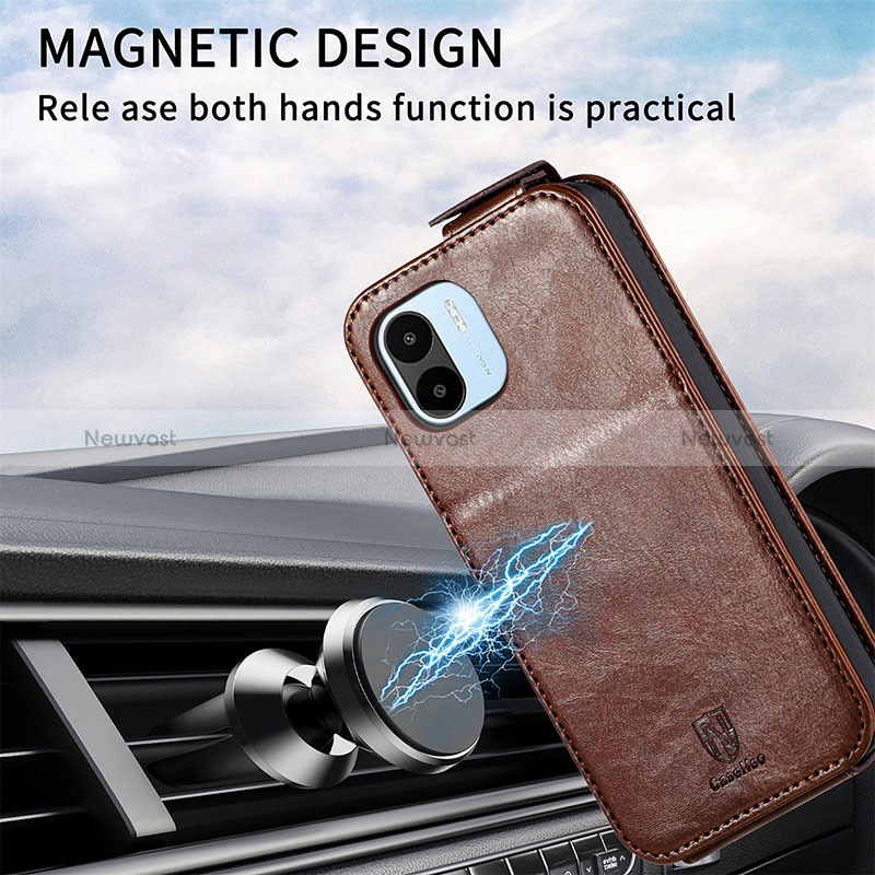 Leather Case Flip Cover Vertical for Xiaomi Poco C51