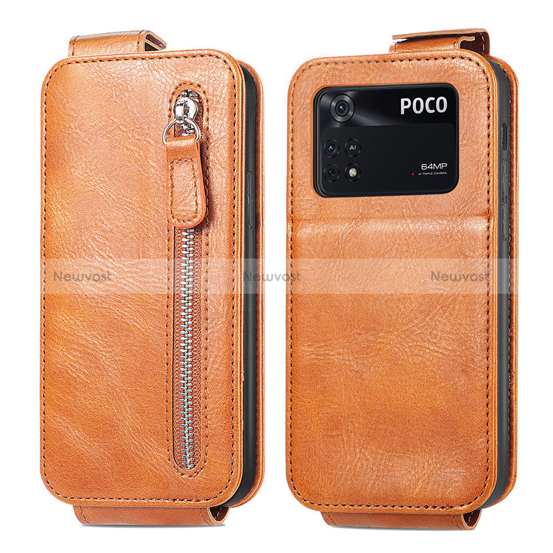 Leather Case Flip Cover Vertical for Xiaomi Poco M4 Pro 4G