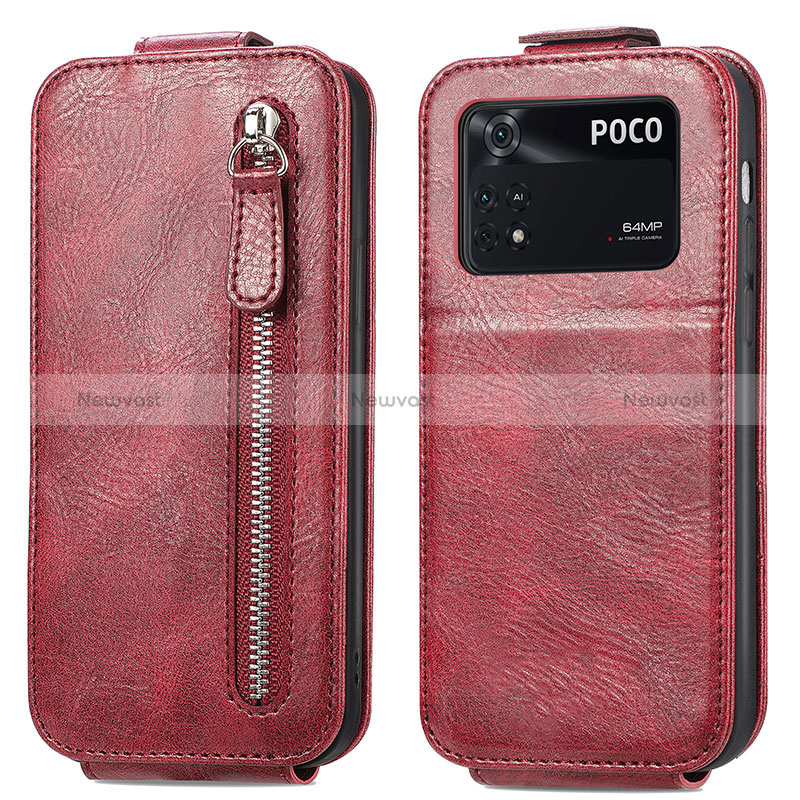 Leather Case Flip Cover Vertical for Xiaomi Poco M4 Pro 4G