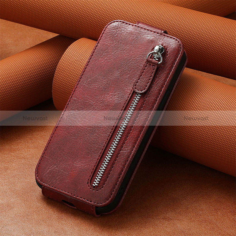 Leather Case Flip Cover Vertical S01D for Google Pixel 7 Pro 5G