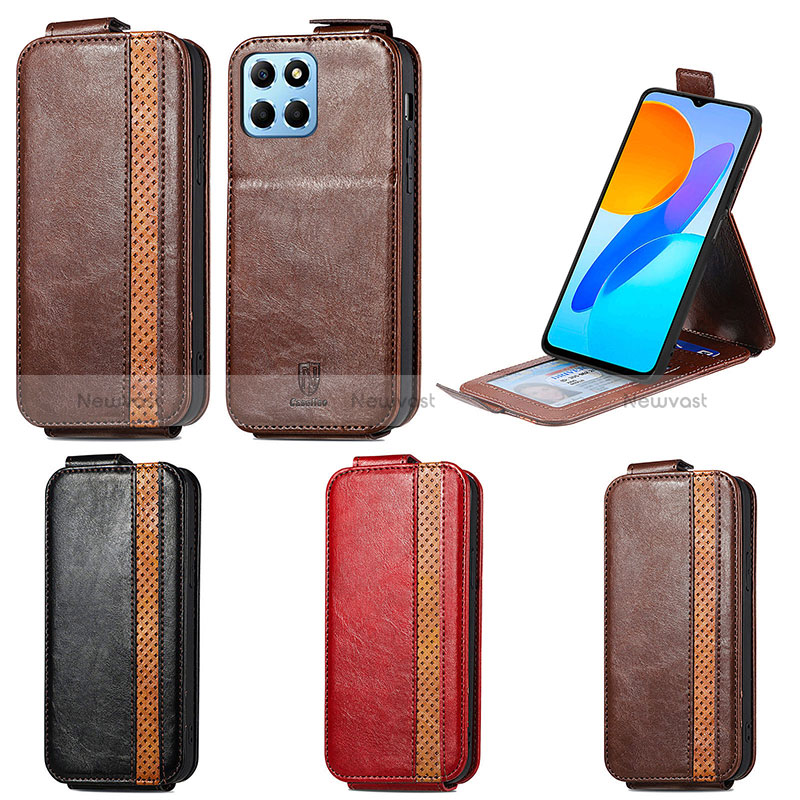 Leather Case Flip Cover Vertical S01D for Huawei Honor 70 Lite 5G