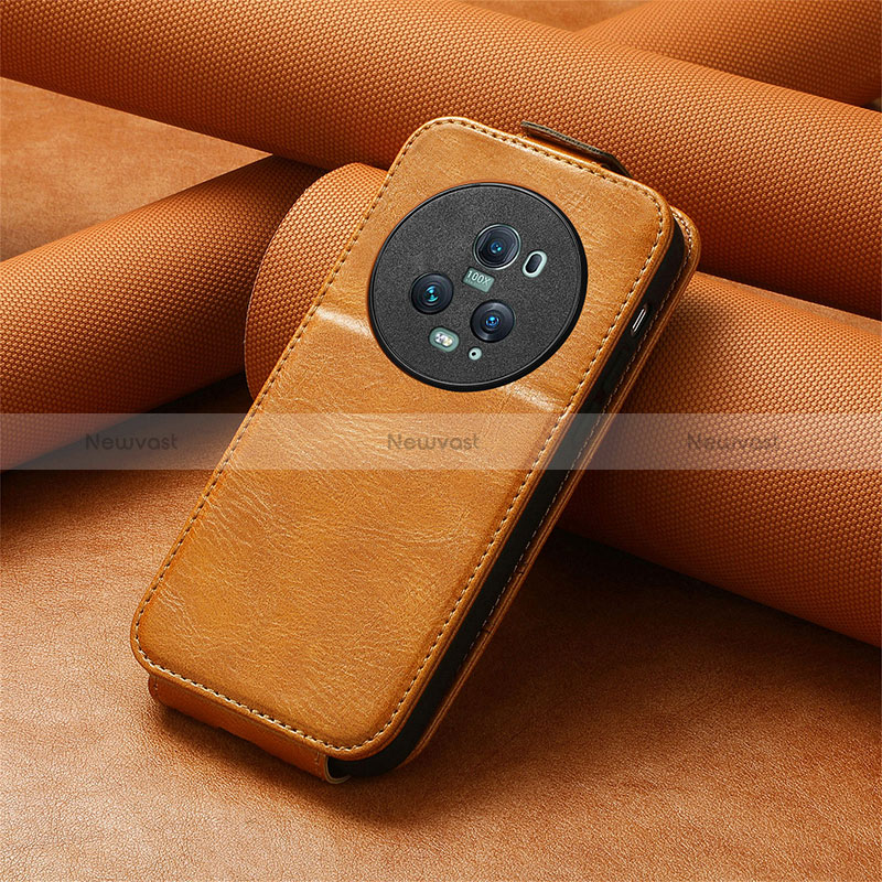 Leather Case Flip Cover Vertical S01D for Huawei Honor Magic5 Pro 5G