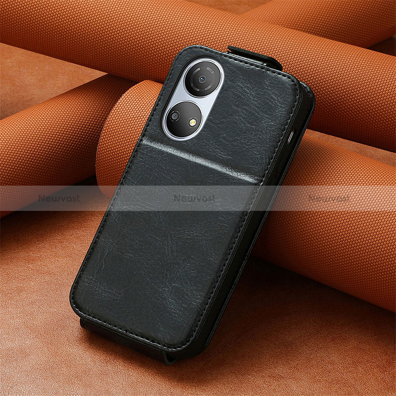 Leather Case Flip Cover Vertical S01D for Huawei Honor X7