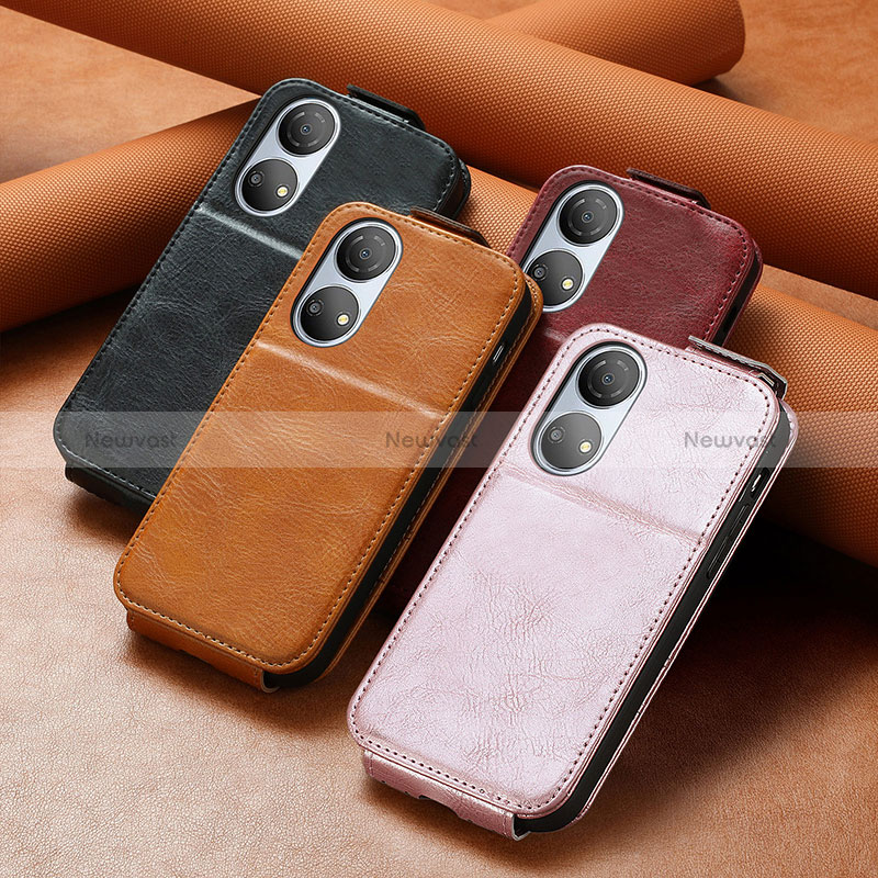 Leather Case Flip Cover Vertical S01D for Huawei Honor X7