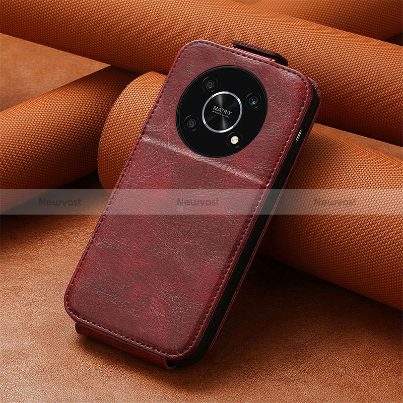 Leather Case Flip Cover Vertical S01D for Huawei Honor X9 5G