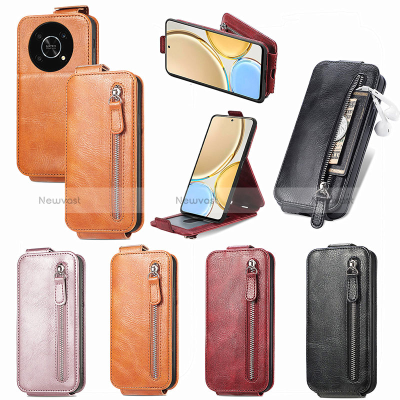 Leather Case Flip Cover Vertical S01D for Huawei Honor X9 5G