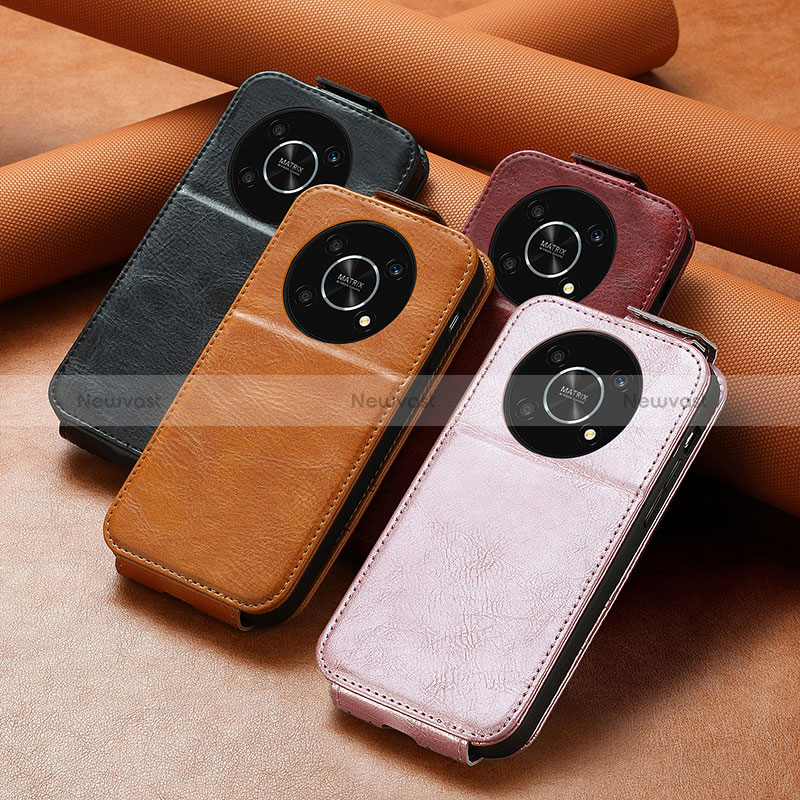 Leather Case Flip Cover Vertical S01D for Huawei Honor X9 5G