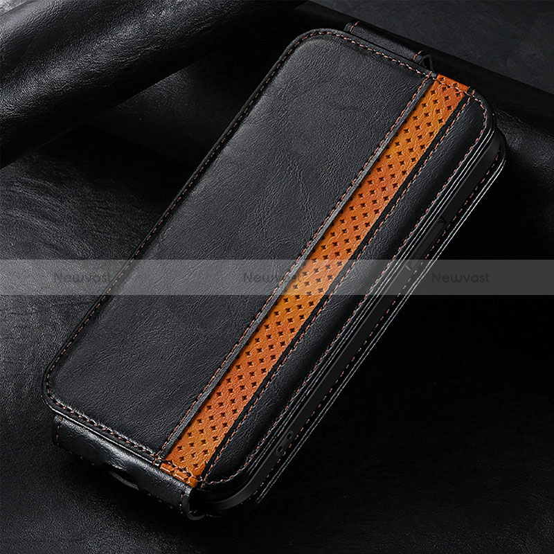 Leather Case Flip Cover Vertical S01D for Huawei Nova 10 Black