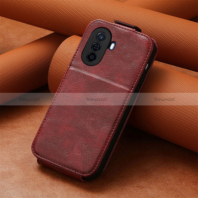 Leather Case Flip Cover Vertical S01D for Huawei Nova Y70 Plus