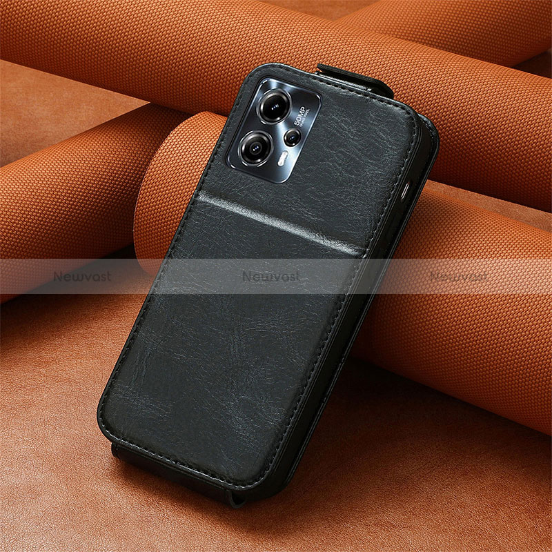 Leather Case Flip Cover Vertical S01D for Motorola Moto G13