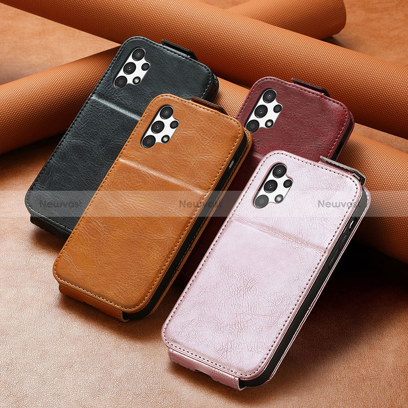 Leather Case Flip Cover Vertical S01D for Samsung Galaxy A13 4G