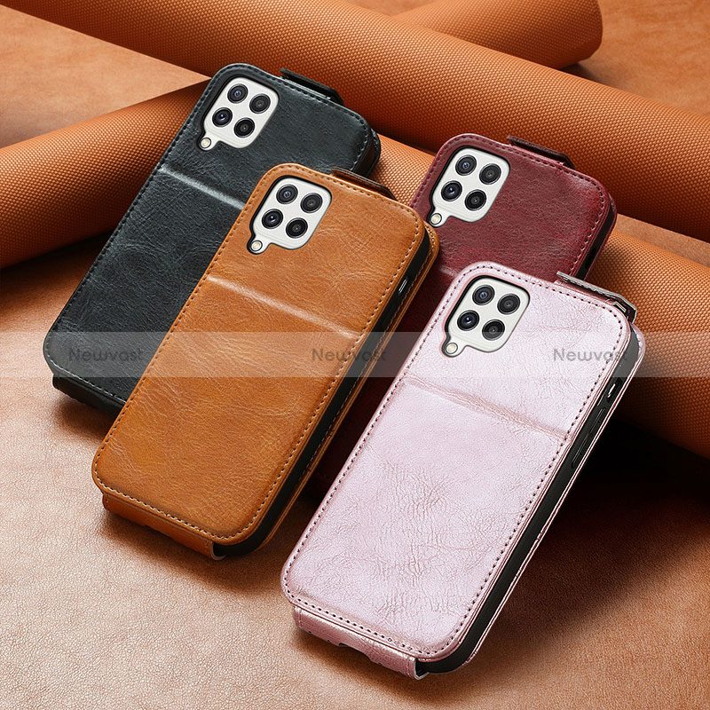 Leather Case Flip Cover Vertical S01D for Samsung Galaxy A22 4G