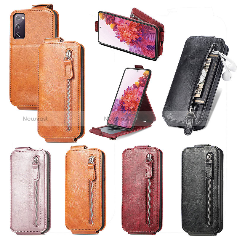 Leather Case Flip Cover Vertical S01D for Samsung Galaxy S20 FE (2022) 5G