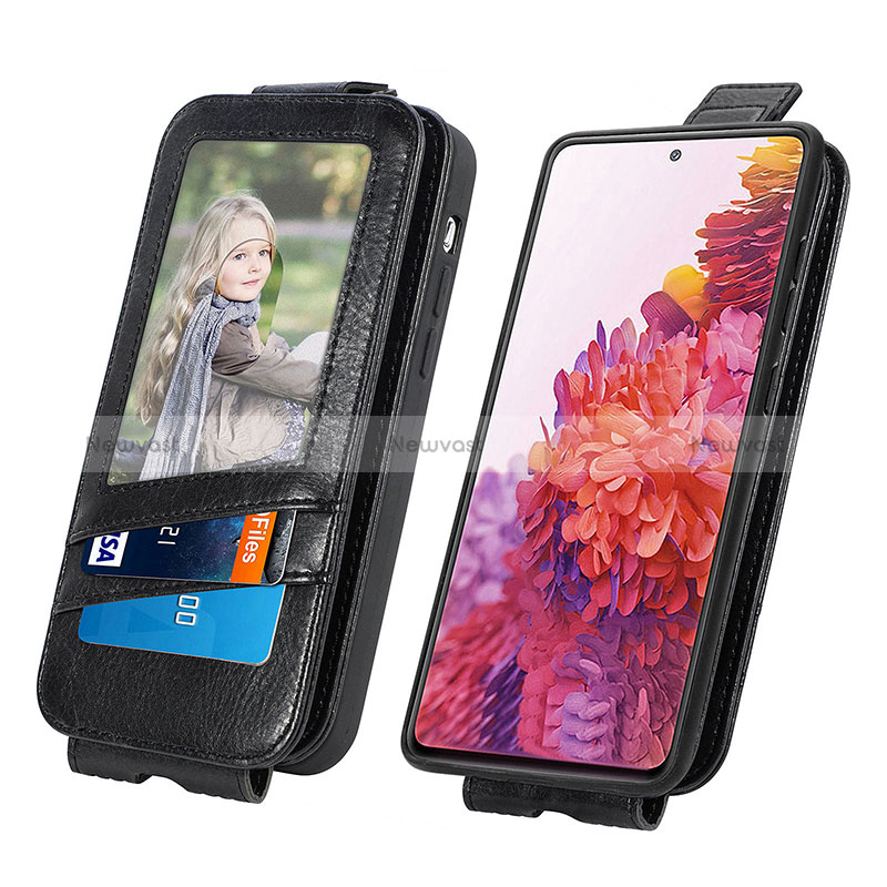 Leather Case Flip Cover Vertical S01D for Samsung Galaxy S20 FE 4G