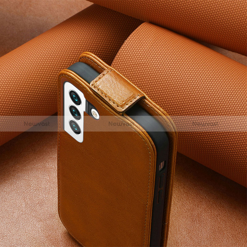 Leather Case Flip Cover Vertical S01D for Samsung Galaxy S24 Plus 5G