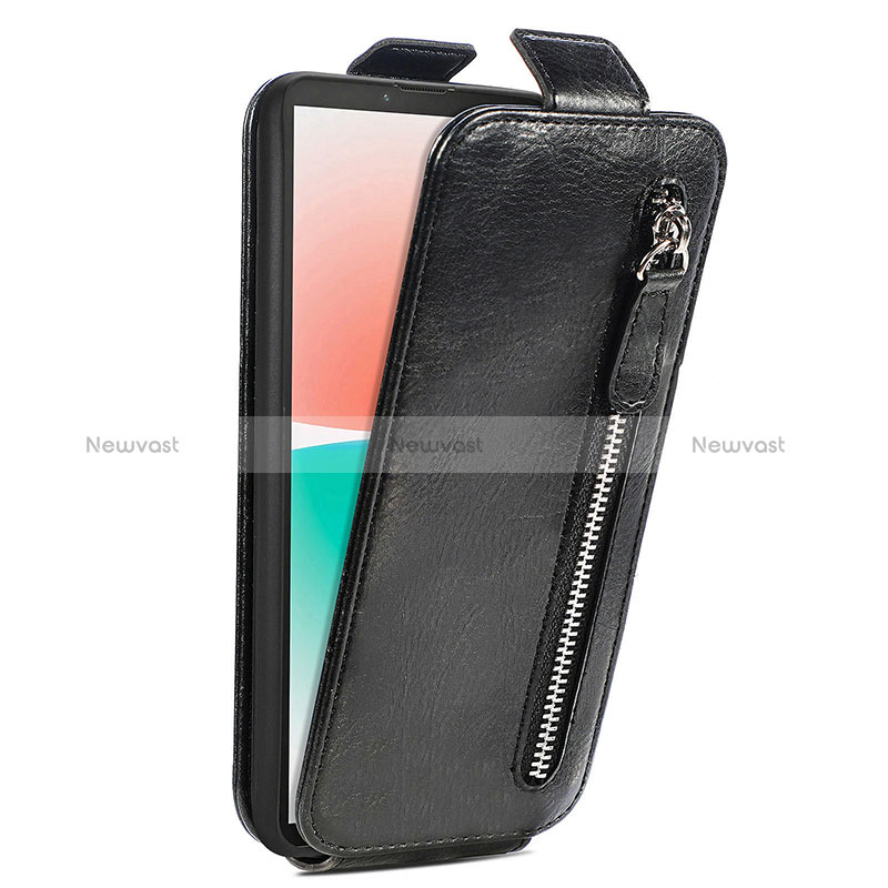 Leather Case Flip Cover Vertical S01D for Sharp Aquos R8