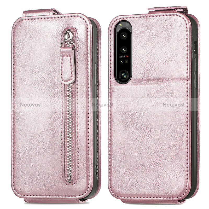 Leather Case Flip Cover Vertical S01D for Sony Xperia 1 IV