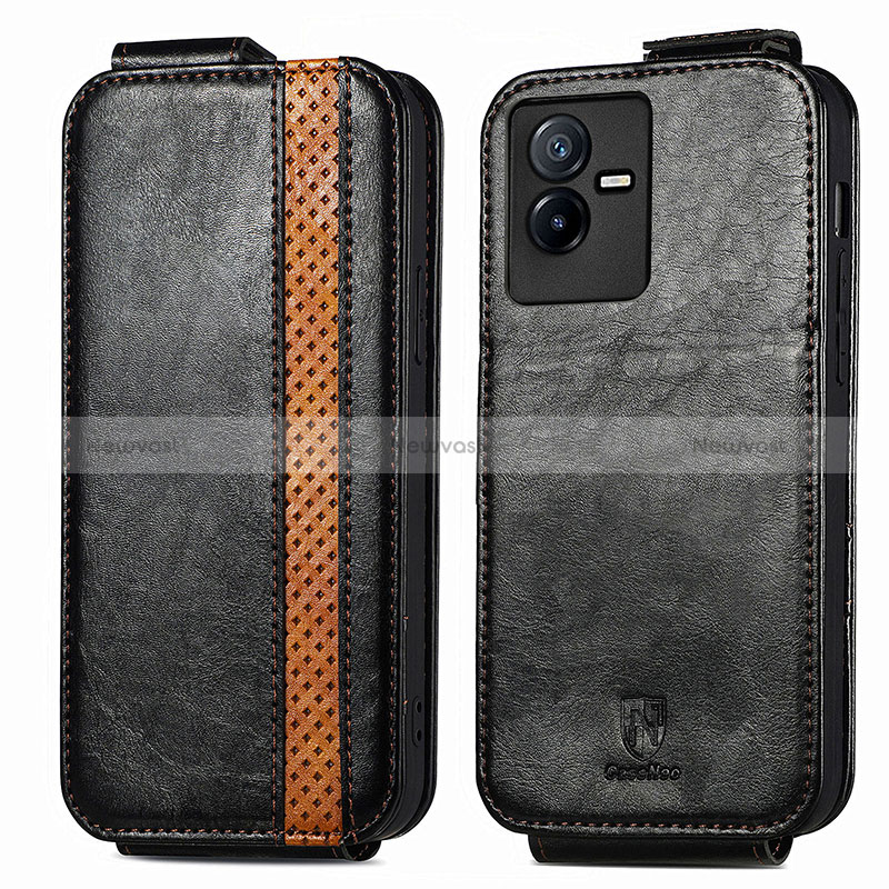 Leather Case Flip Cover Vertical S01D for Vivo T2x 5G