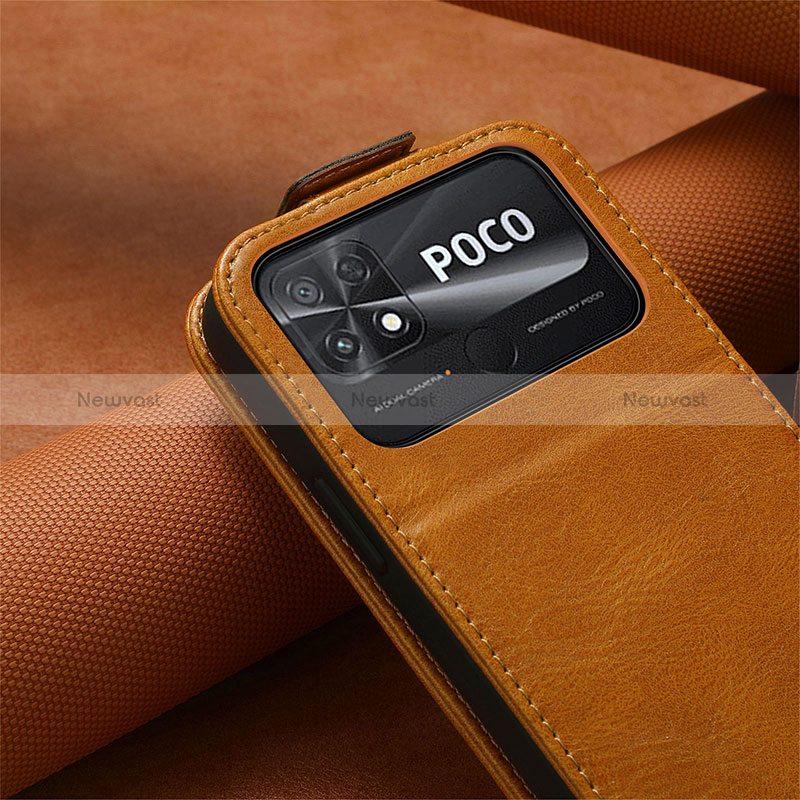 Leather Case Flip Cover Vertical S01D for Xiaomi Poco C40