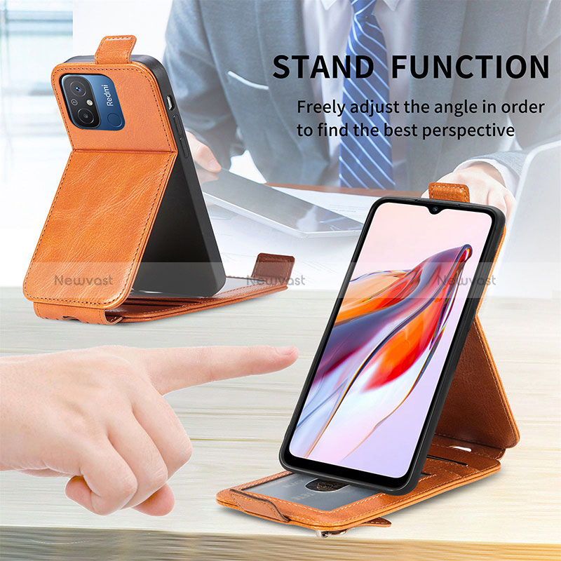 Leather Case Flip Cover Vertical S01D for Xiaomi Poco C55