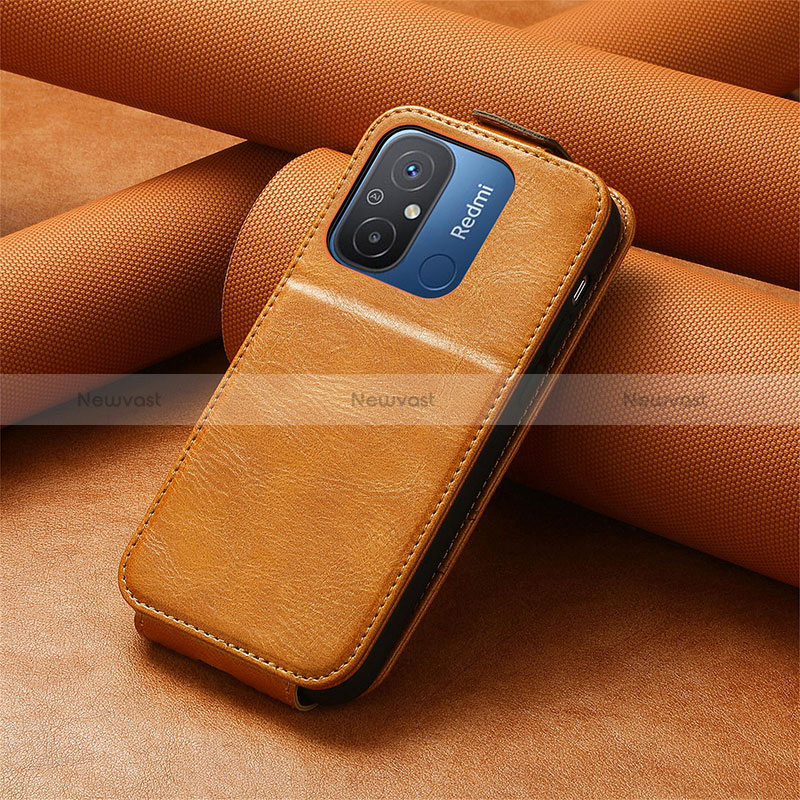 Leather Case Flip Cover Vertical S01D for Xiaomi Poco C55