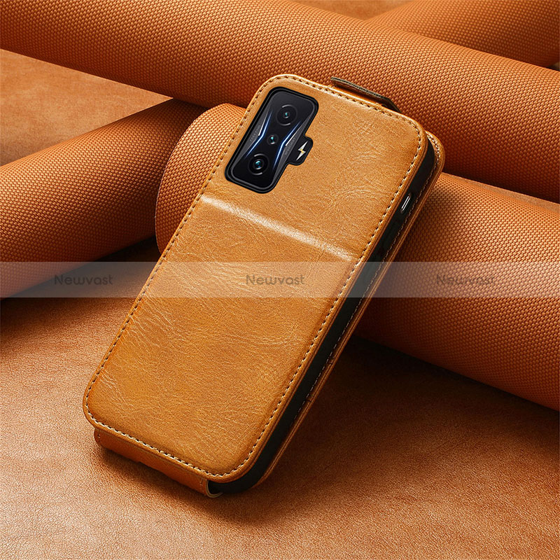 Leather Case Flip Cover Vertical S01D for Xiaomi Poco F4 GT 5G