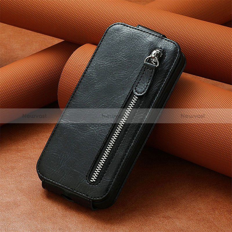 Leather Case Flip Cover Vertical S01D for Xiaomi Poco X4 GT 5G Black