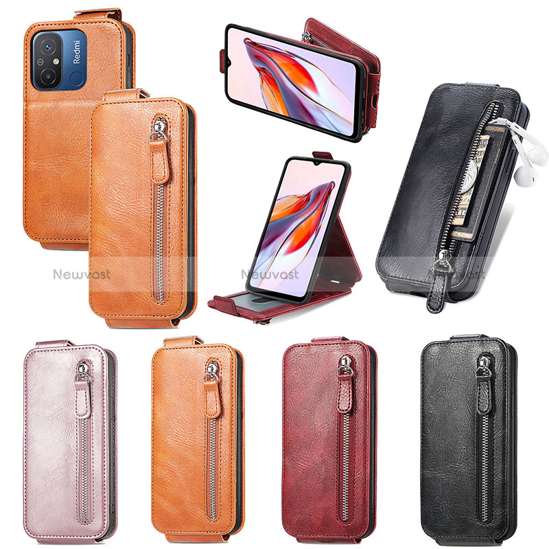 Leather Case Flip Cover Vertical S01D for Xiaomi Redmi 12C 4G