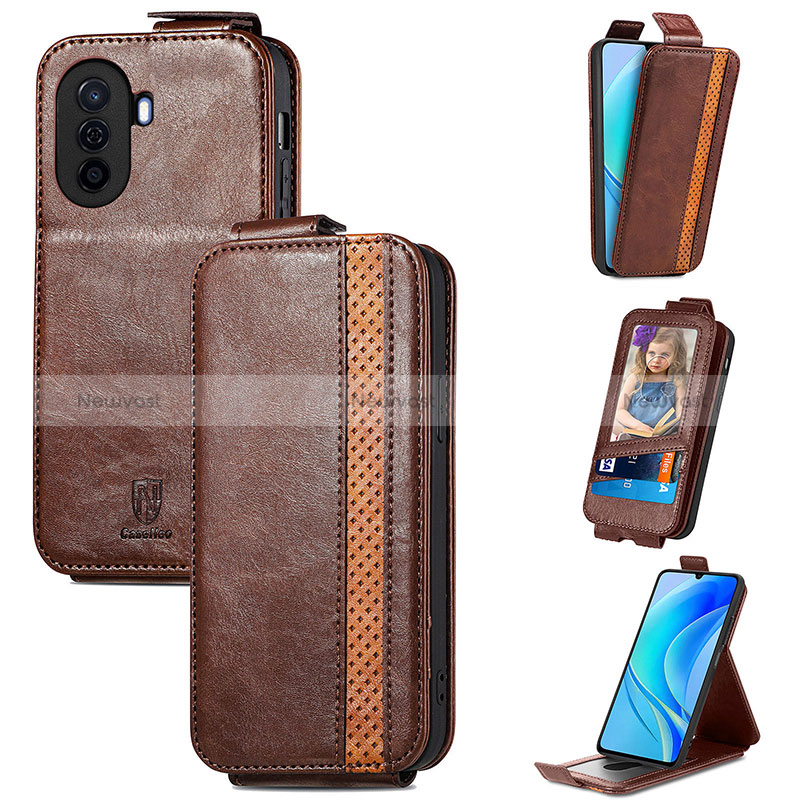 Leather Case Flip Cover Vertical S02D for Huawei Enjoy 50