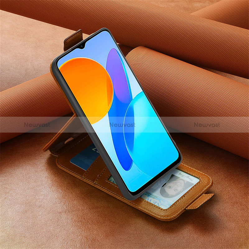 Leather Case Flip Cover Vertical S02D for Huawei Honor X6