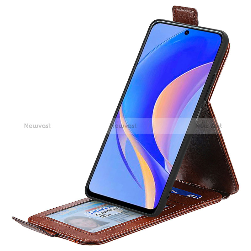 Leather Case Flip Cover Vertical S02D for Huawei Nova Y90