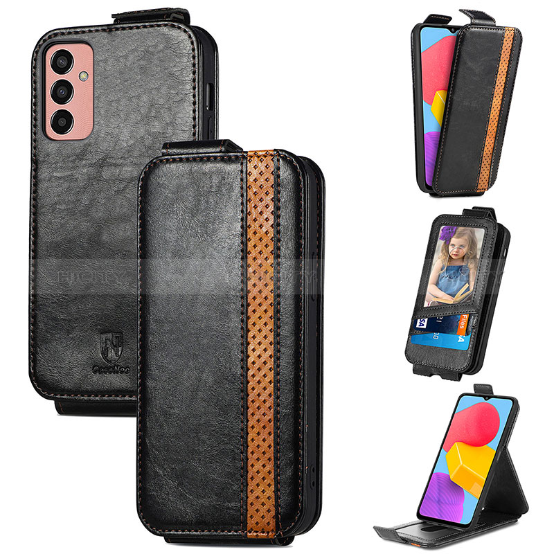 Leather Case Flip Cover Vertical S02D for Samsung Galaxy M13 4G