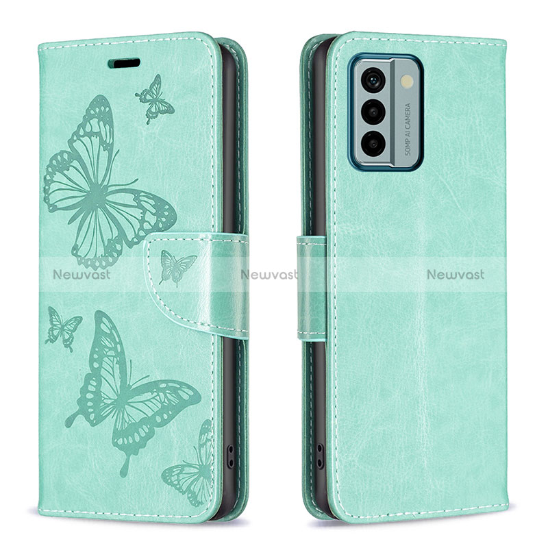 Leather Case Stands Butterfly Flip Cover Holder B01F for Nokia G22