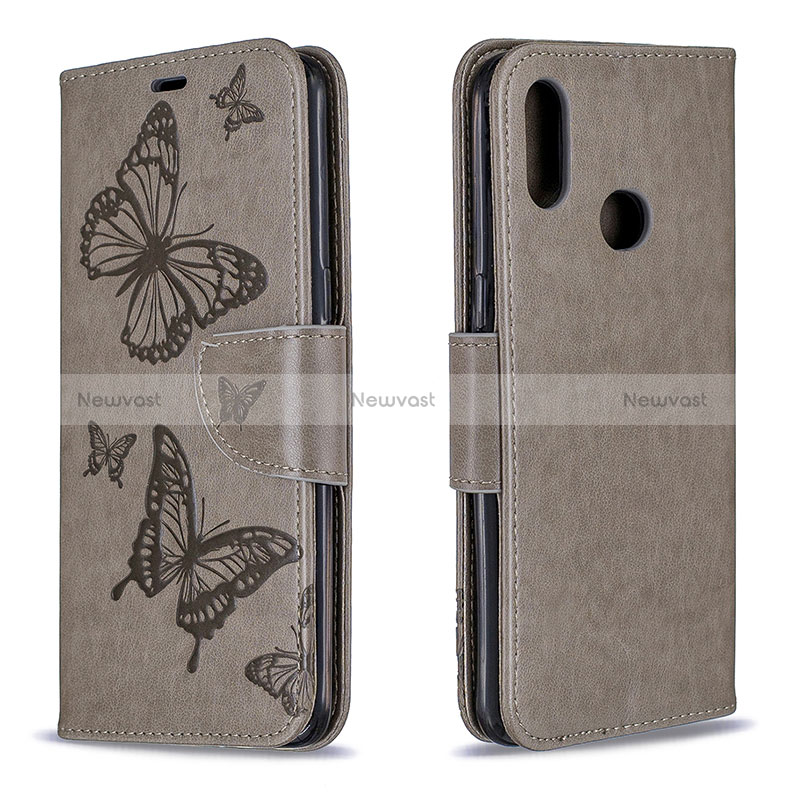 Leather Case Stands Butterfly Flip Cover Holder B01F for Samsung Galaxy A10s