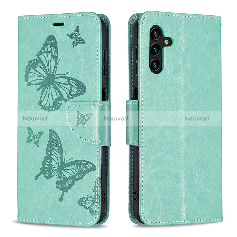 Leather Case Stands Butterfly Flip Cover Holder B01F for Samsung Galaxy A13 5G