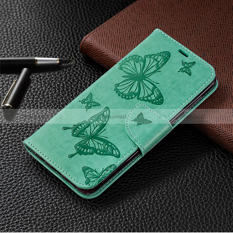 Leather Case Stands Butterfly Flip Cover Holder B01F for Samsung Galaxy A30