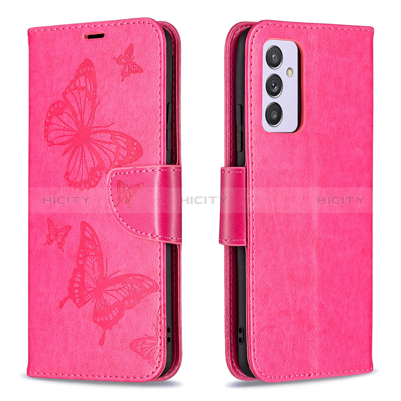 Leather Case Stands Butterfly Flip Cover Holder B01F for Samsung Galaxy A34 5G