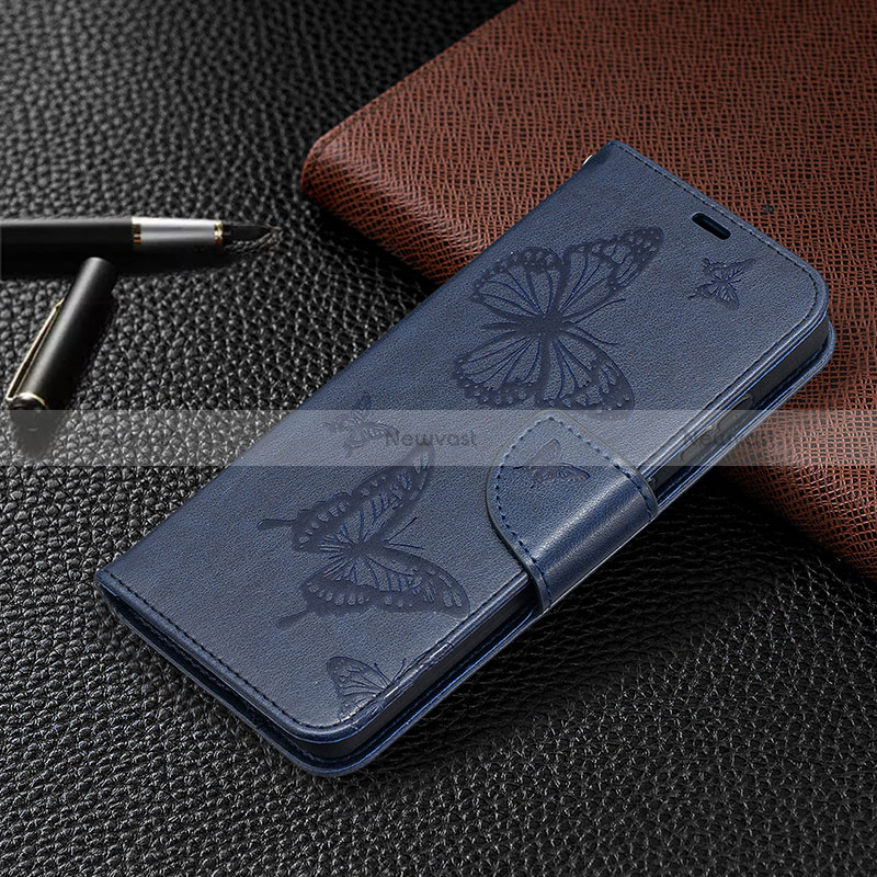 Leather Case Stands Butterfly Flip Cover Holder B01F for Samsung Galaxy A52 5G