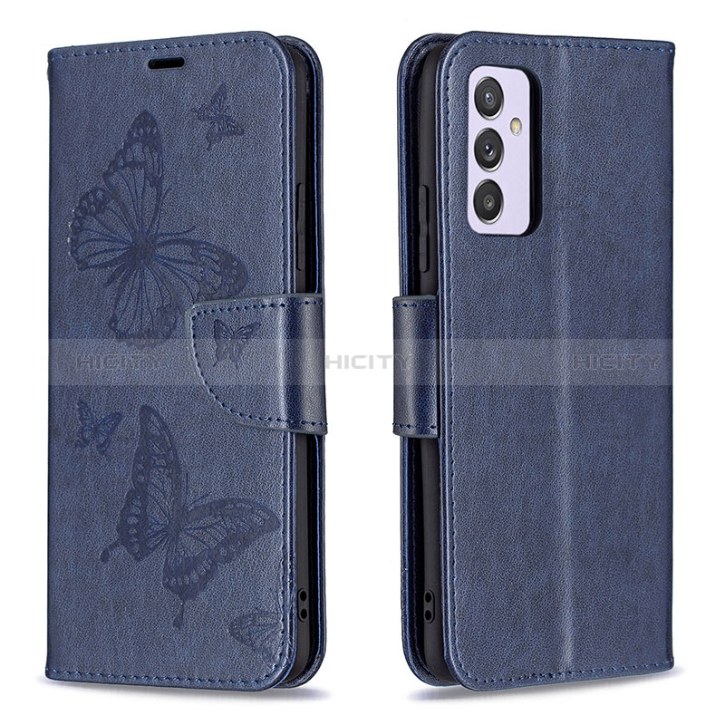 Leather Case Stands Butterfly Flip Cover Holder B01F for Samsung Galaxy A82 5G